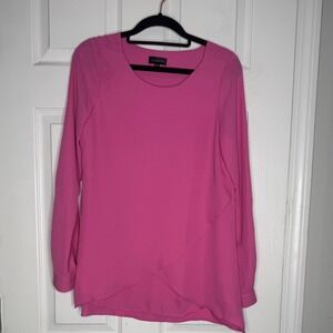 THE LIMITED Pink Criss‎ Cross Front Bottom Hem Size XS